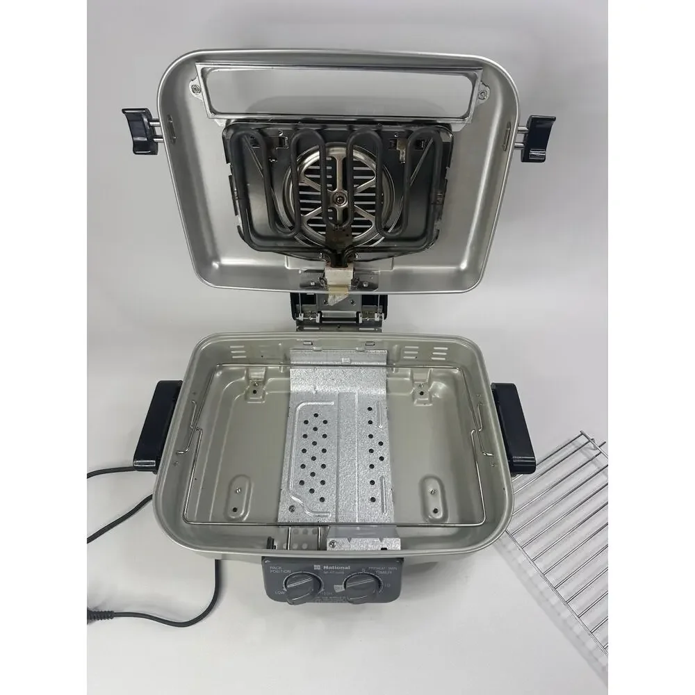 National NF-RT300 Smokeless Fish Roaster Grill Washable Japan 1991